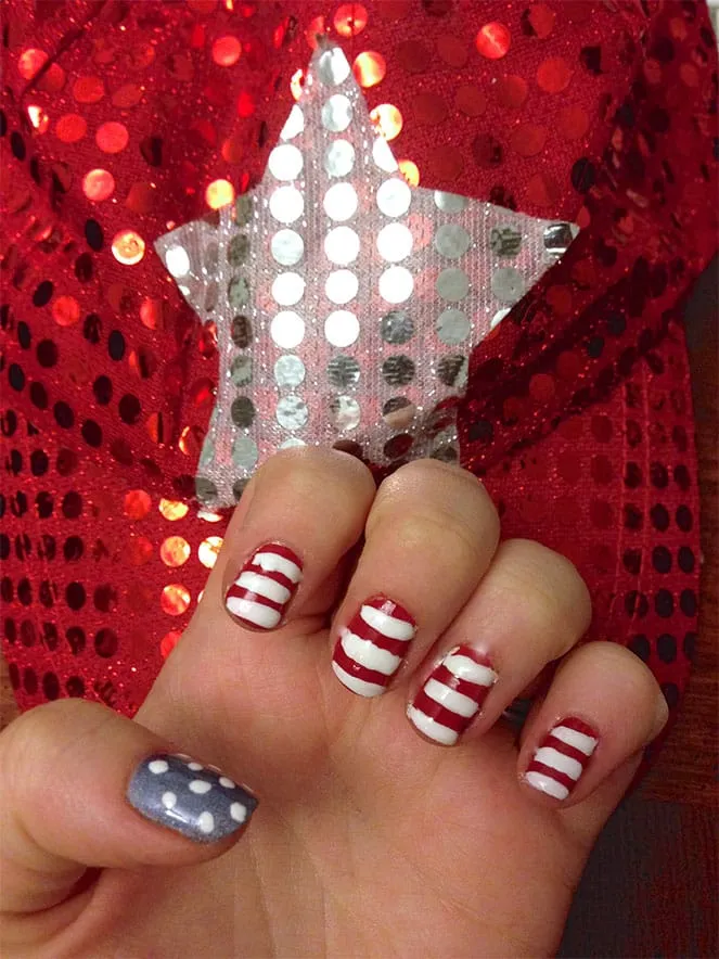 4th of July Nail Art Designs by