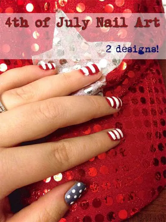 4th of July Nail Art Designs by