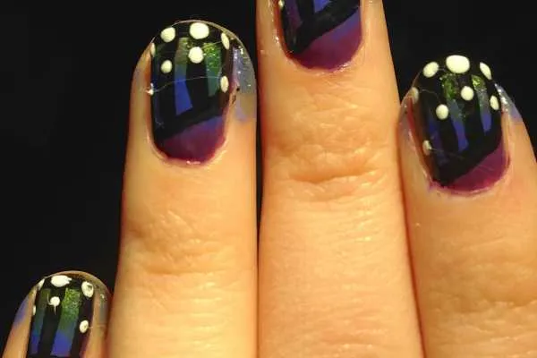 Nail Art: Butterfly Wings Design by