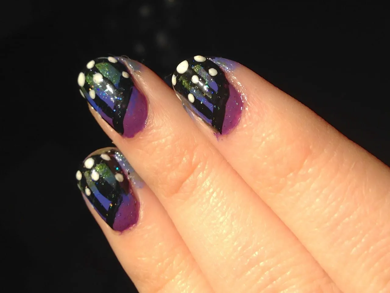 Nail Art: Butterfly Wings Design by