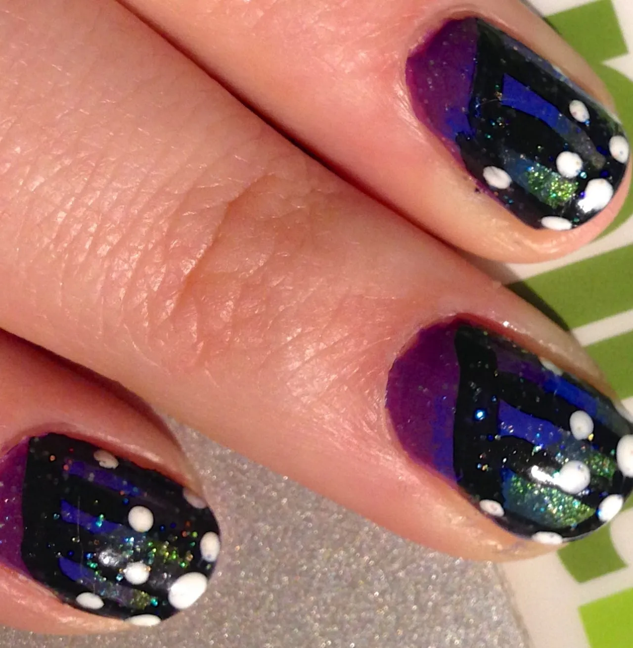 Nail Art: Butterfly Wings Design by