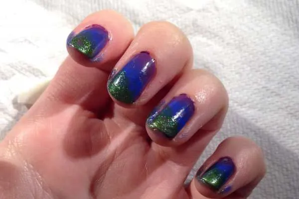 Nail Art: Butterfly Wings Design by