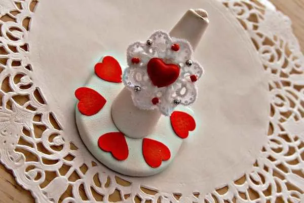 Valentine's Day Rosette Ring Tutorial by Me and Mama Creations