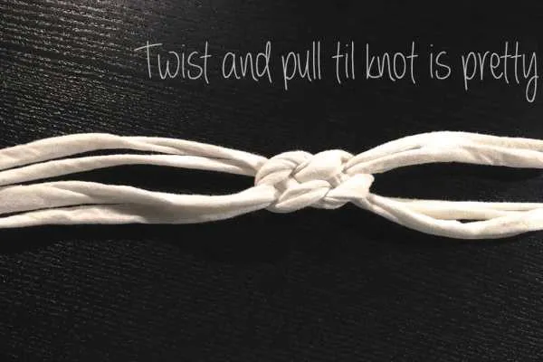 DIY Knotted Headband Tutorial by