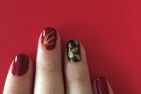 Fall Nail Art Design