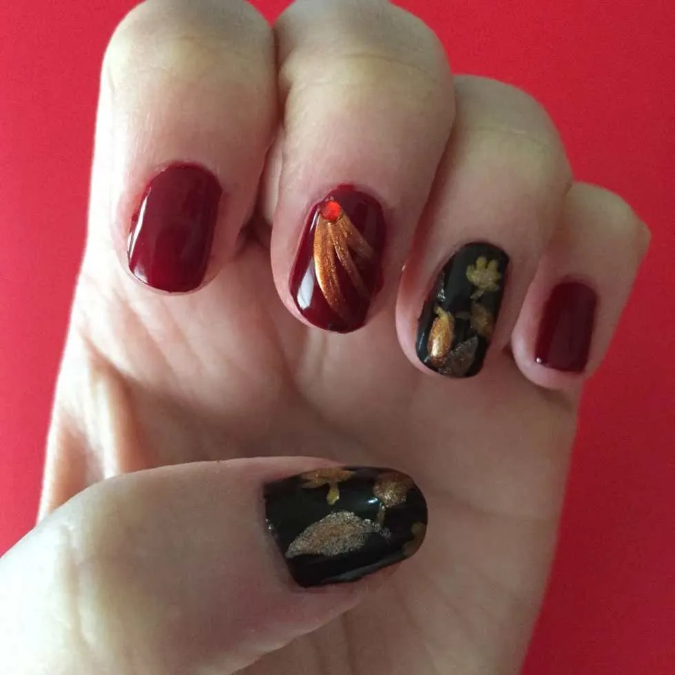 Fall Nail Art Design