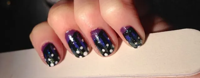 Nail Art: Butterfly Wings Design by