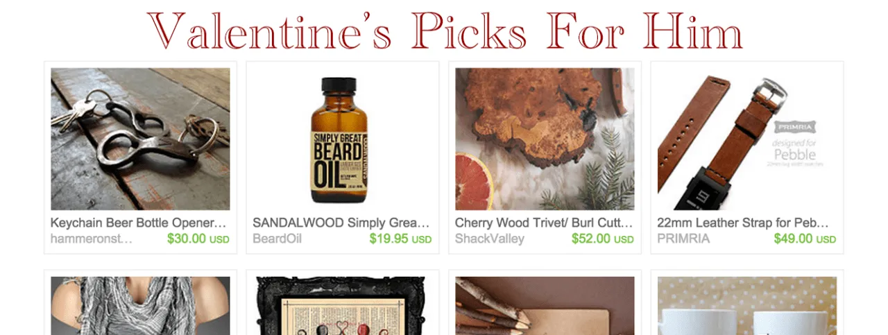Husband's Etsy Picks: Valentine's Day Gifts For Him by