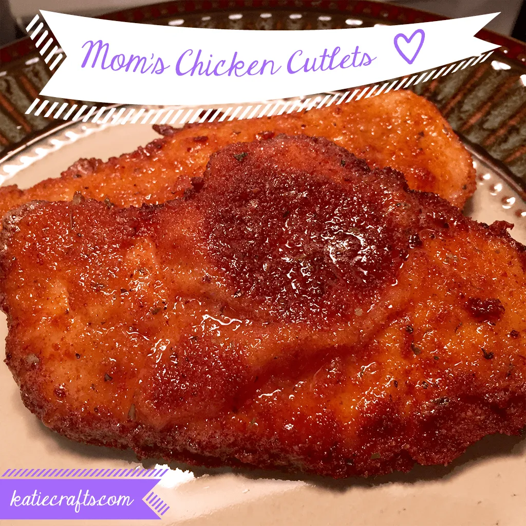 Mom's Chicken Cutlets, recipe by