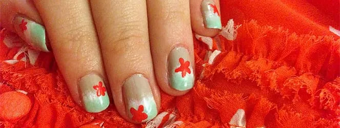 Seaside Nail Art Design by