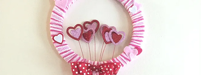 DIY Valentine's Wreath Tutorial by