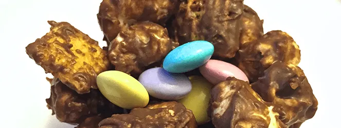No-Bake Chocolate Chex Mix Nests Recipe