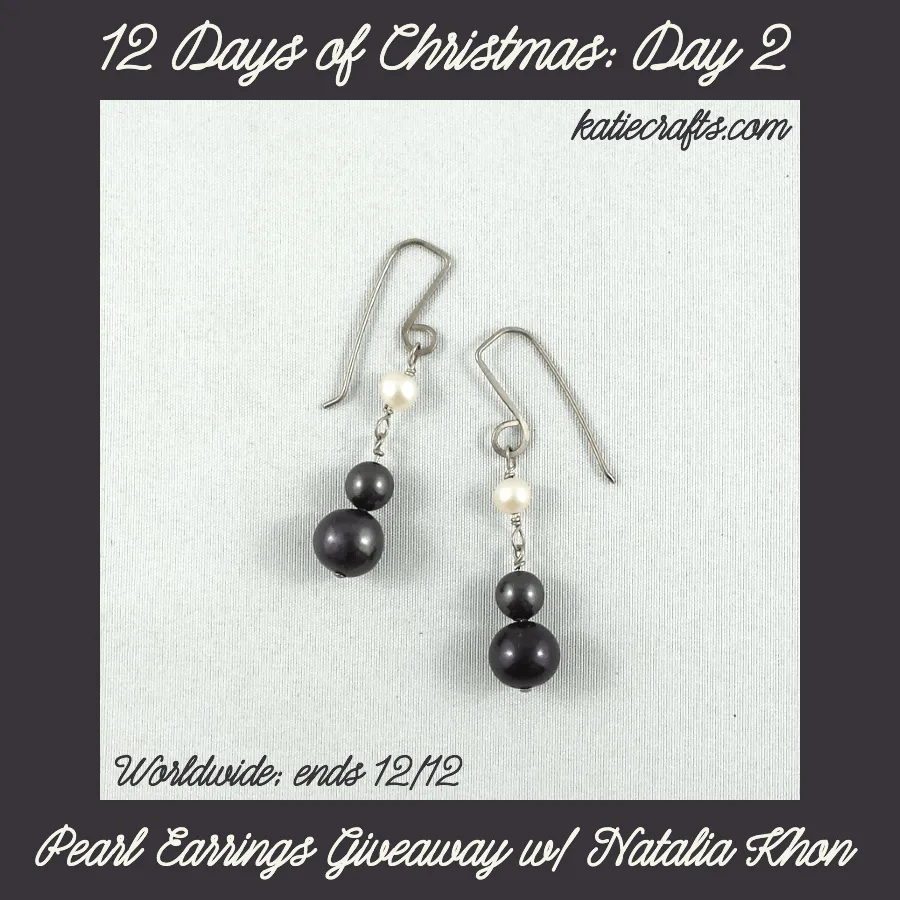 Pearl Earrings Giveaway with Natalia Khon