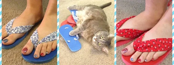 DIY Flip Flops Tutorial by