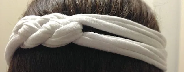 DIY Knotted Headband Tutorial by