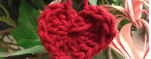 5 Minute Crocheted Hearts