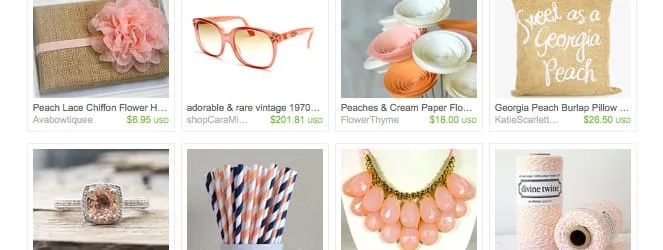 My Peachy Picks on Etsy