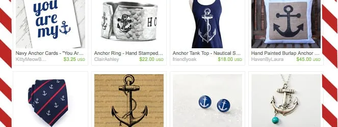 Anchor's Away: My Etsy Picks