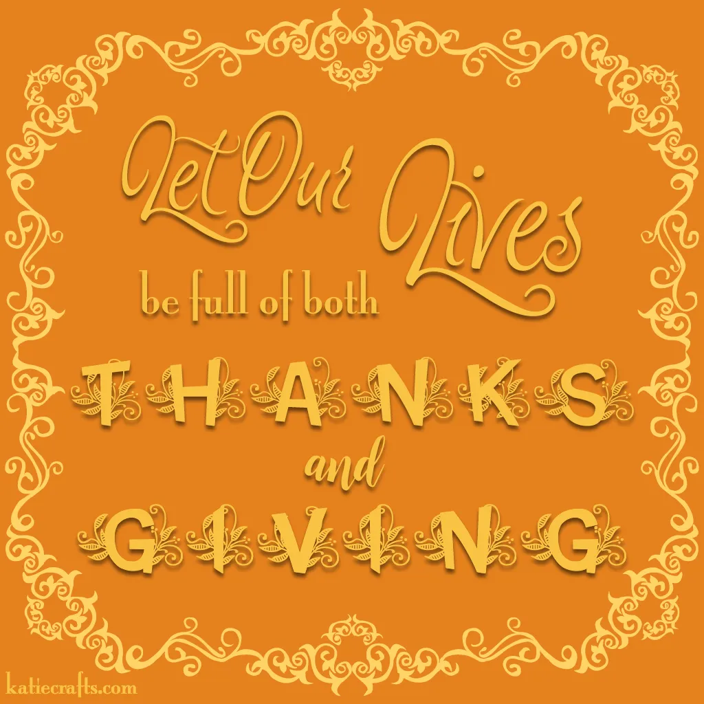Words For Wednesday: Give Thanks