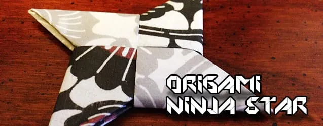 Origami with the Husband: Ninja Star