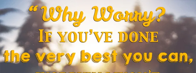 Words For Wednesday: Worrying by