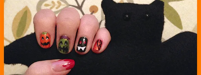 Nail Art Design: Halloween Nails by