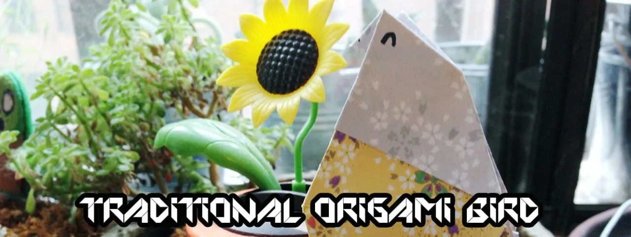 Origami with The Husband: Traditional Standing Bird