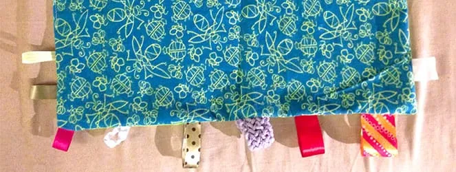 DIY Baby Play Mat with Tags Tutorial