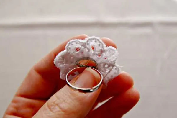 Valentine's Day Rosette Ring Tutorial by Me and Mama Creations