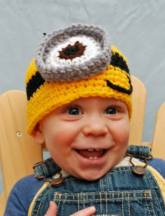 Infant Minion Hat by Hatt Street on Katie Crafts