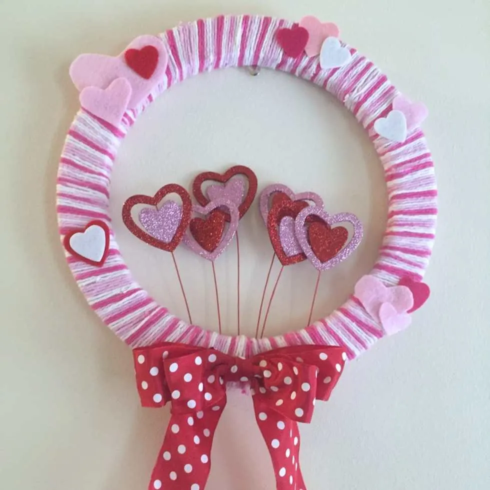 DIY Valentine's Wreath Tutorial by