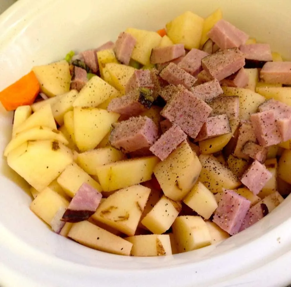 Slow-Cooker Beer and Cheese Chowder by Katie Crafts; pot 1