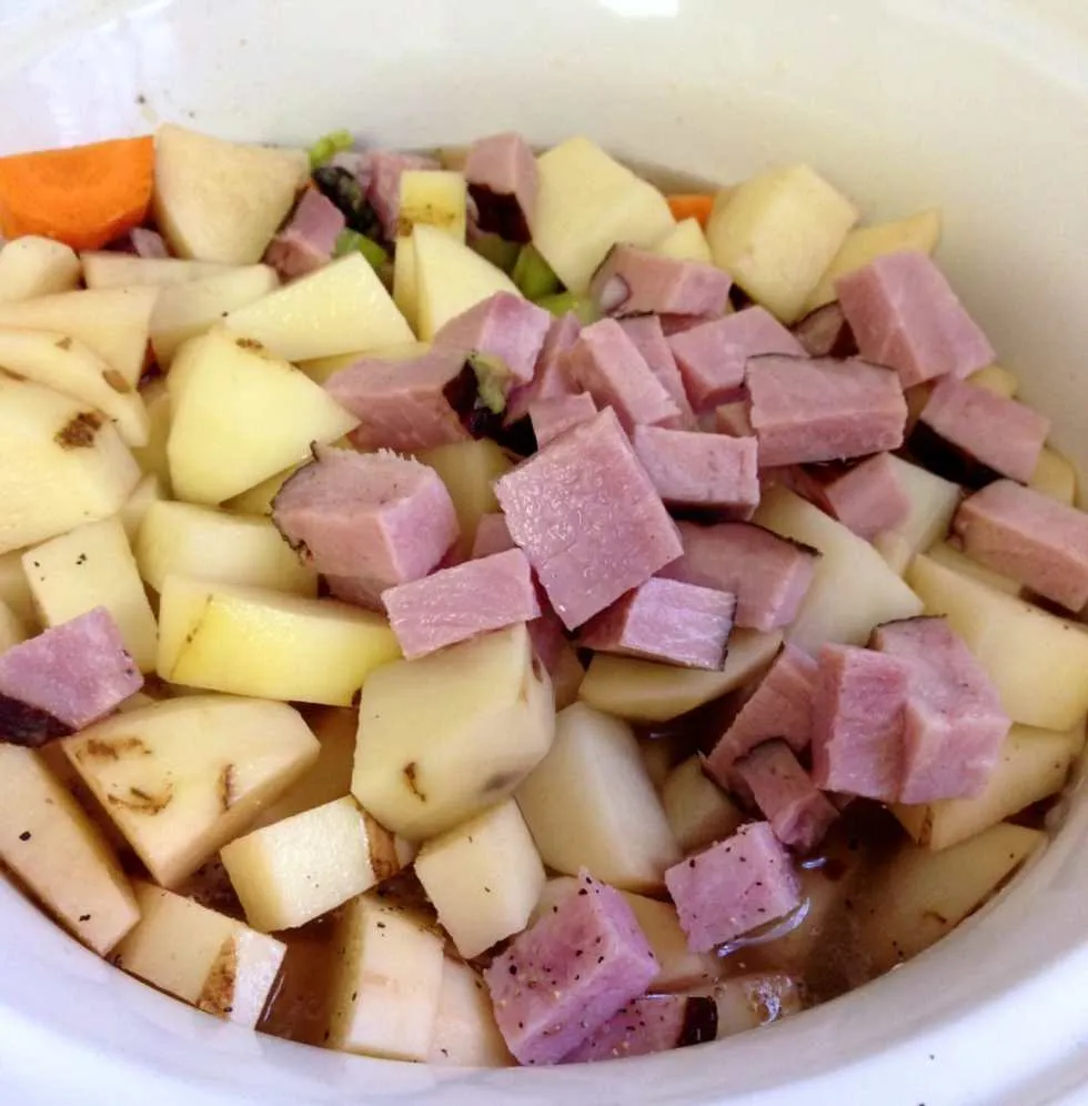 Slow-Cooker Beer and Cheese Chowder by Katie Crafts; pot 2