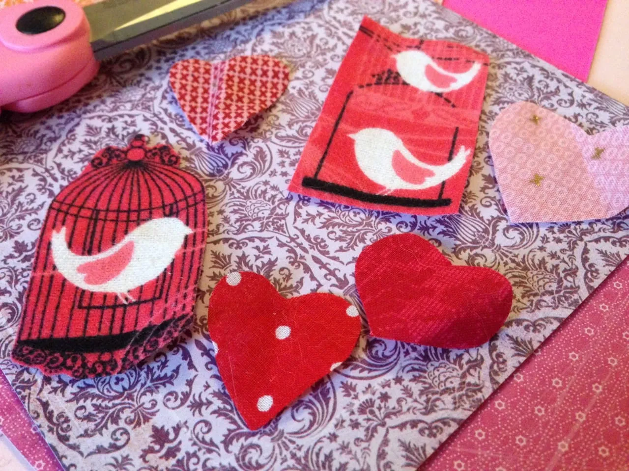 DIY Valentine's Cards by Katie Crafts; Cut outs