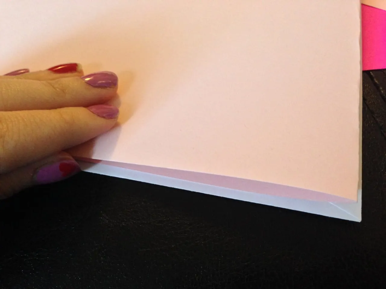 DIY Valentine's Cards by Katie Crafts; fold