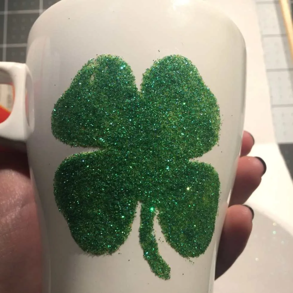 DIY Glitter Mug Tutorial