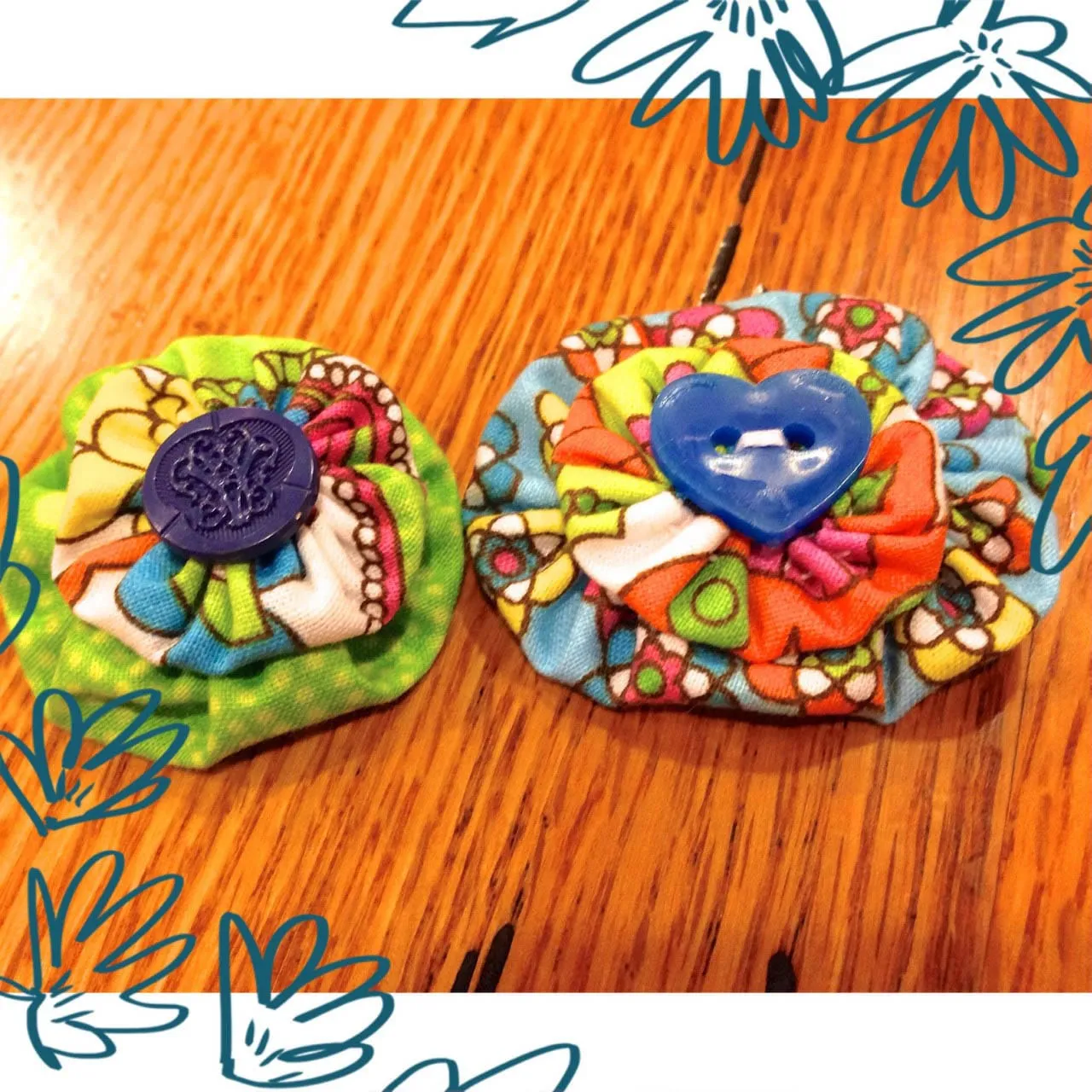 Yo-Yo Flowers by