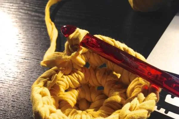 Small Crocheted Bowl by