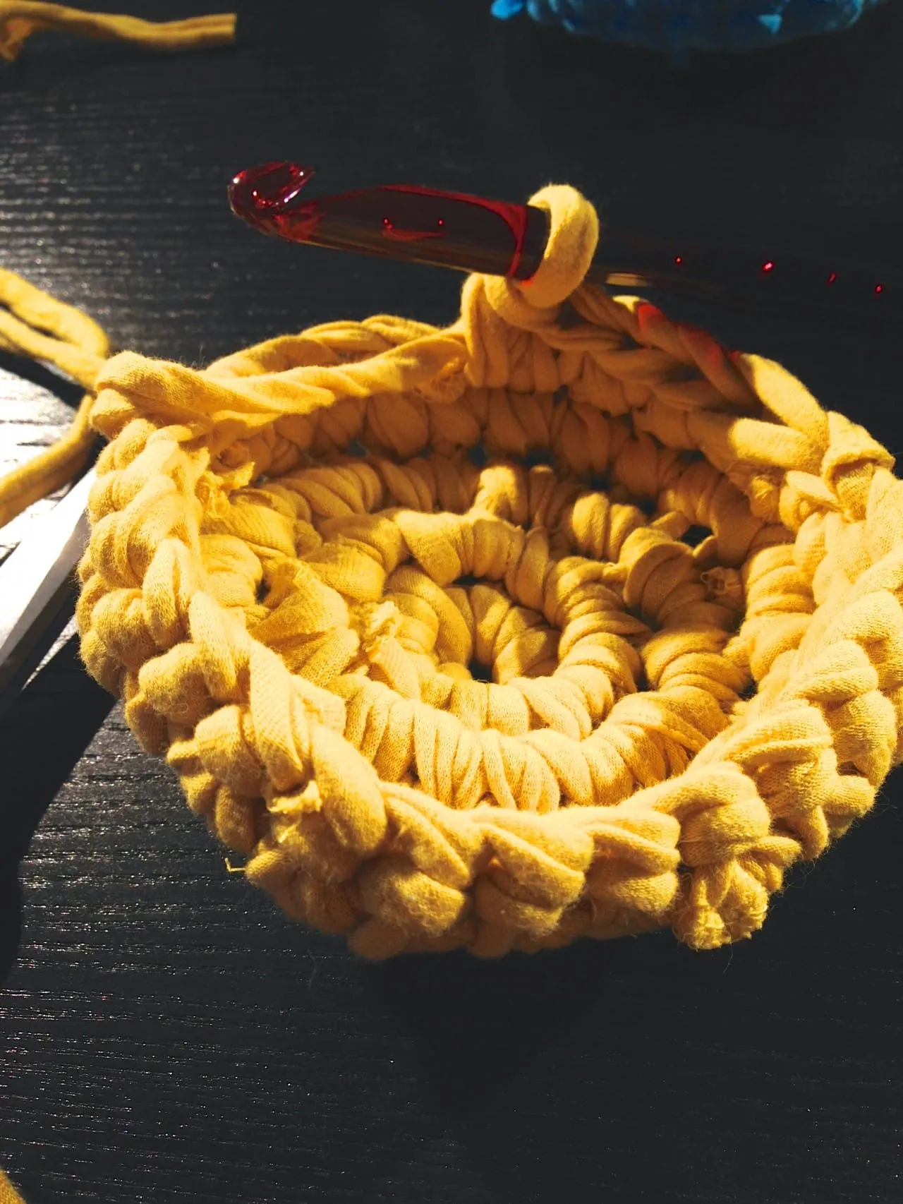 Small Crocheted Bowl by