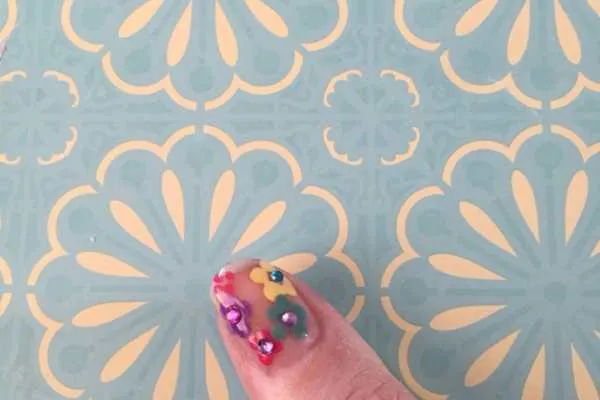 Spring Flowers Nail Art Tutorial by