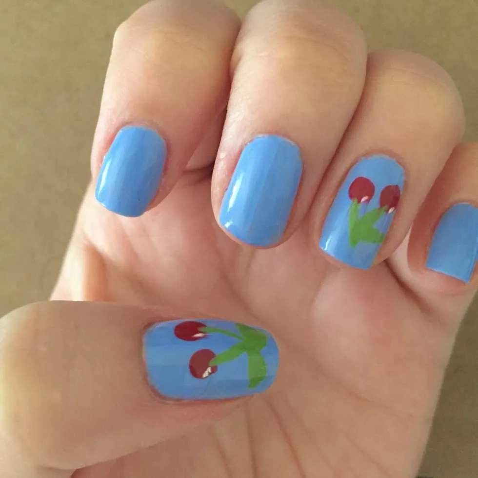 Cherry Nail Art by