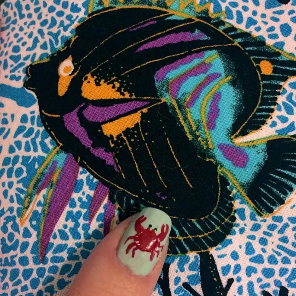 Crab Nail Art