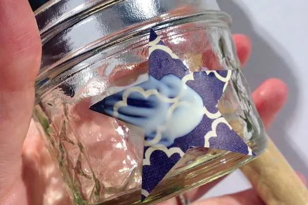 4th of July Mason Jar Candles DIY