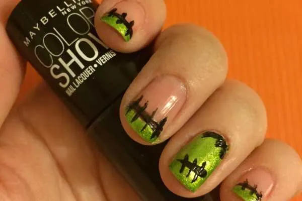 Frankenstein Nail Art Tutorial