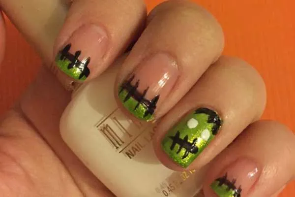 Frankenstein Nail Art Tutorial