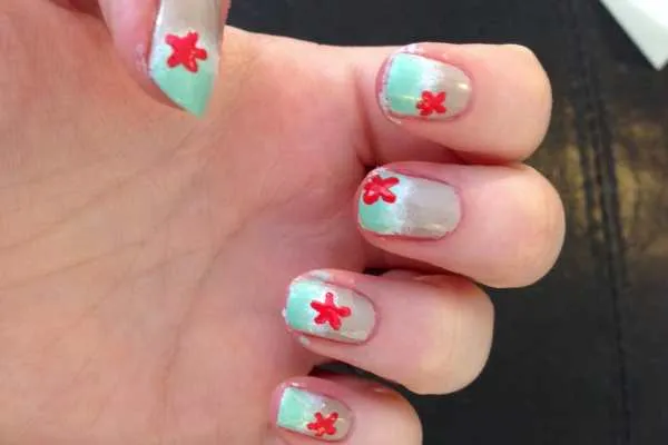 Seaside Nail Art Design by