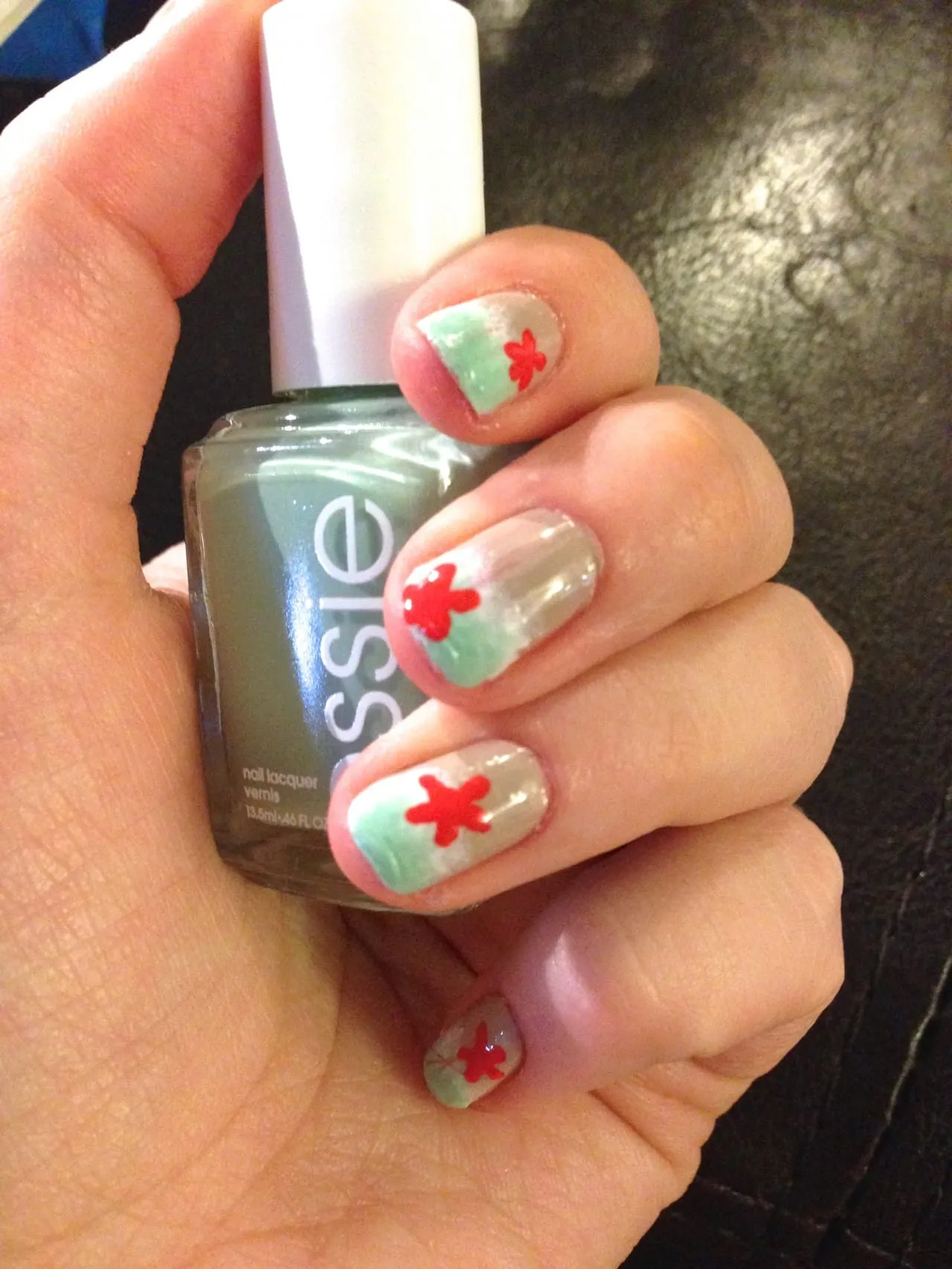 Seaside Nail Art Design by