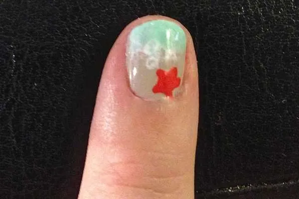 Seaside Nail Art Design by