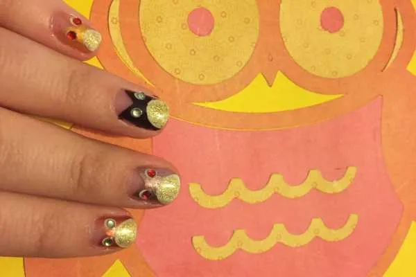 Autumn Owls Nail Art Tutorial by