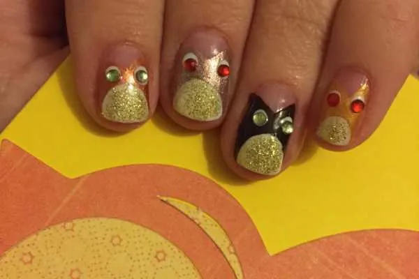 Autumn Owls Nail Art Tutorial by